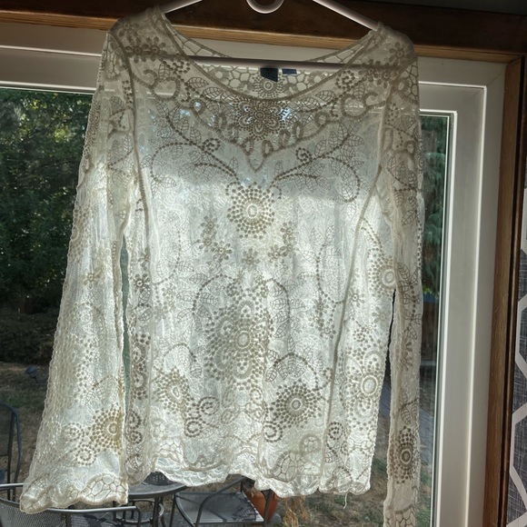 Lace long sleeve top by Pink Melo - Picture 1 of 5